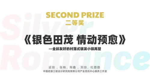 為第一個銀發友好城市播下希望的種子——銀色浪漫設計競賽頒獎典禮賽事策劃案